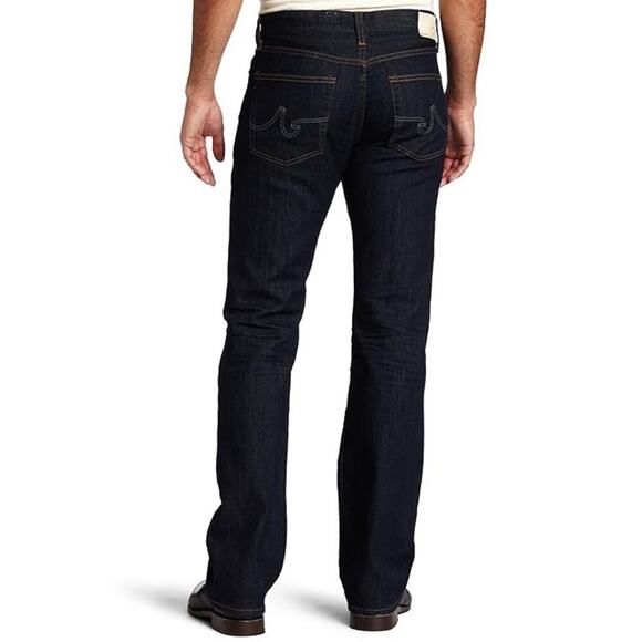 AG Adriano Goldschmied Men's Blue Cotton Blend Regent Bootcut Jeans Size 34 - Picture 2 of 7